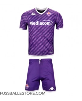 Günstige Fiorentina Heimtrikotsatz Kinder 2023-24 Kurzarm (+ Kurze Hosen)